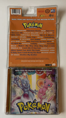 Bande originale du film Pokemon The First (CD, 1999) - Plaquette thermoformée scellée - Vintage - Rare - Photo 1 sur 10