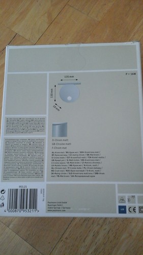 Paulmann LED Spot Salto 953.21 Chrom matt 16 Watt URail Schienensystem - Bild 3 von 7