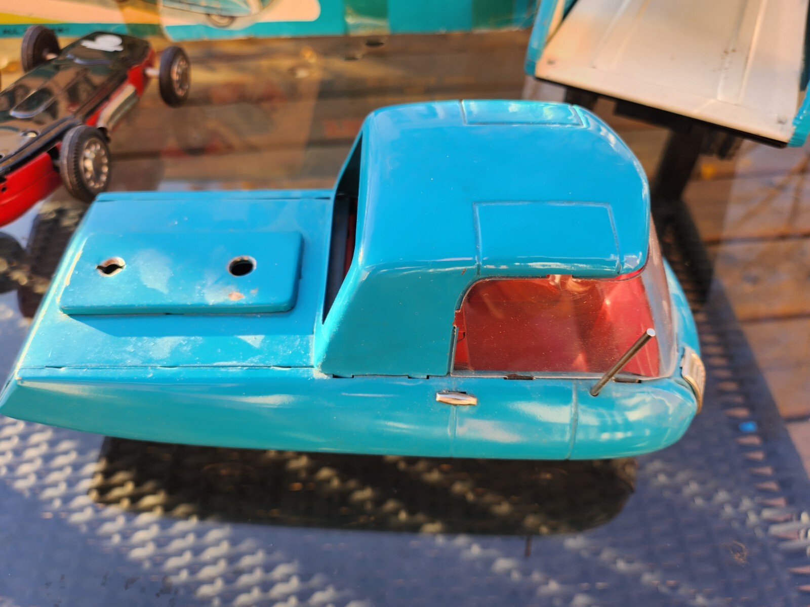 Rare 1960s Marx Deluxe Auto Transport Car Truck 3 Cars / Box eBay