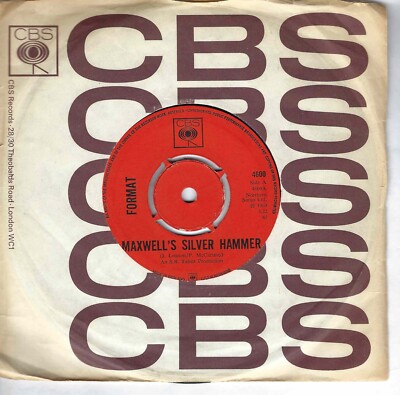 Format - Maxwell's Silver Hammer / Music Man UK CBS 45