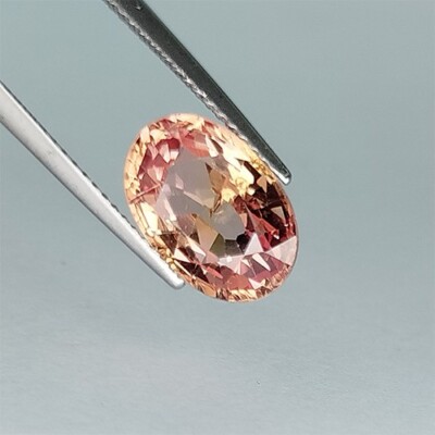   6.25 cts. NATURAL PADPARADSCHA SAPPHIRE OVAL LOOSE GEMSTONE ovale saphir