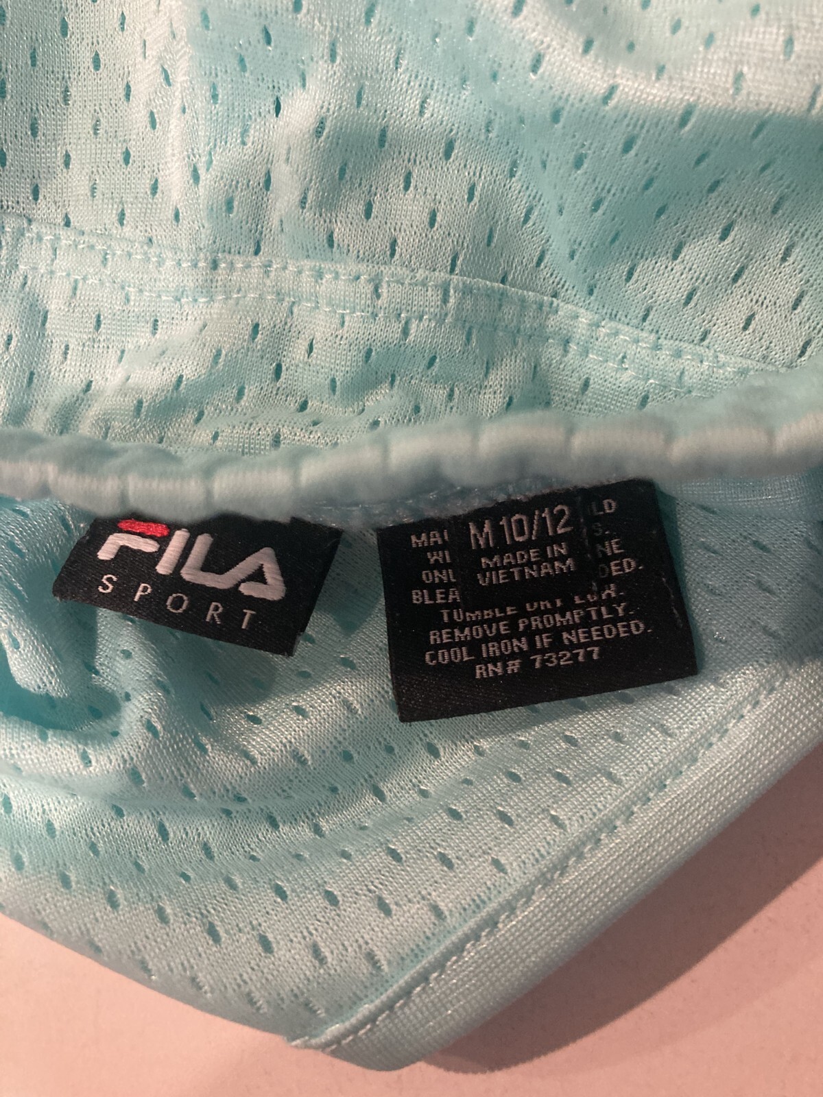 Pantaloncini corti bambina Fila blu e bianco taglia media 10 12