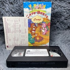 Care Bears Camp VHS Tape 1985 Dic Release Kids Cartoon 2 Warm N Cuddly Episodes