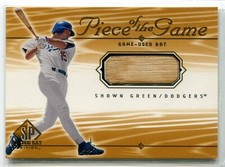 2000 SP Game Bat Shawn Green Piece of the Game GU BAT RELIC LA DODGERS