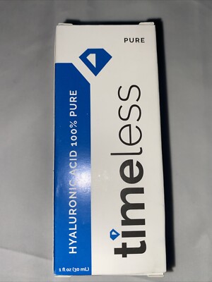 Timeless HYALURONIC ACID SERUM 100% Pure (1 oz/ 30mL ) New Sealed