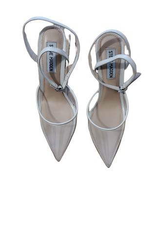 STEVE MADDEN ALESSI PUMP • CLEAR • SIZE 