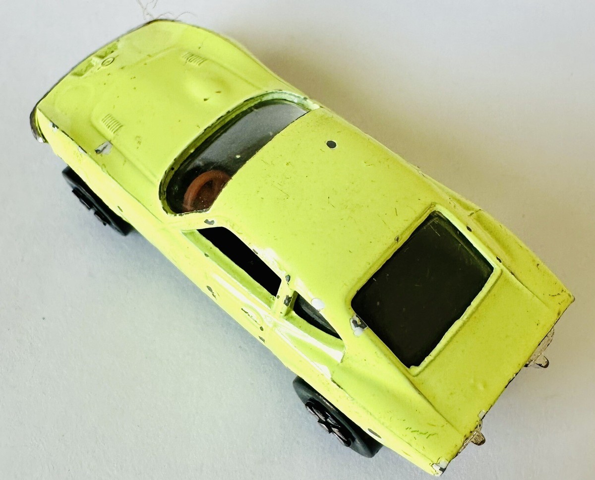 Vintage Playart Opel GT Fluorescent Green Made In Hong Kong 1980