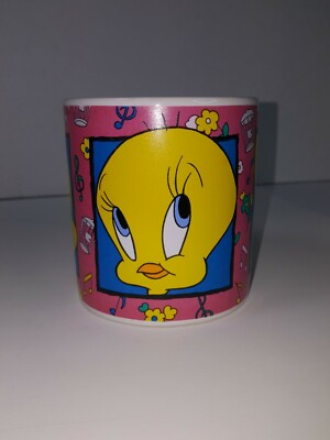 Tweety Bird Coffee Mug Cup vintage 1994 Warner Bros by Tweety Bird Coffee Mug Cup vintage 1994 Warner Bros by