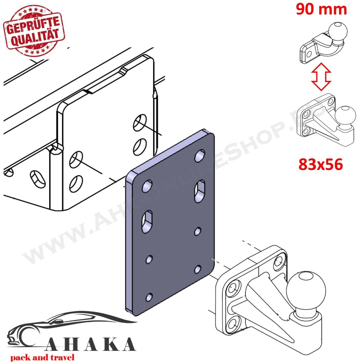 Gancio Di Traino, Posteriore, Sinistra, Rosso, Jeep Wrangler JL