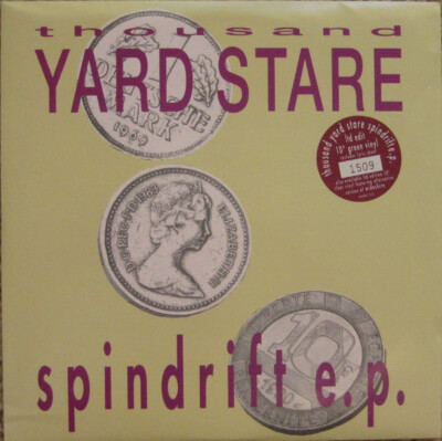 THOUSAND YARD STARE ~ Spindrift EP ~1992 UK limited edition 3-track GREEN VINYL