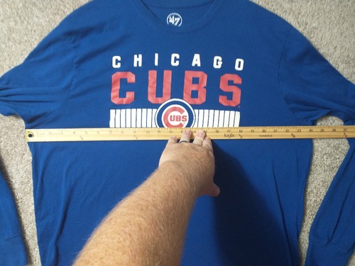 Camisa Chicago Cubs Adulto 2XL XXL Azul Rojo Béisbol Aire Libre Atlética Para Hombres - Imagen 7 de 13