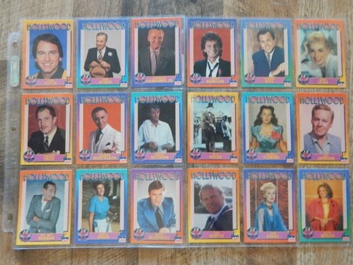 1991 Hollywood Walk of Fame Trading Card Incomplete Set of 225 + 5 SEALED Packs - Bild 10 von 19