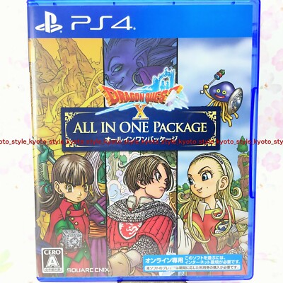 USED PS4 PlayStation Dragon Quest X all-in-one package 09850