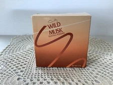 Vintage Cody Wild Musk Dusting Powder & Puff New With Box