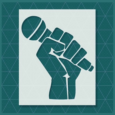 BLM Raised Fist Stencil - Black Lives Matter | eBay