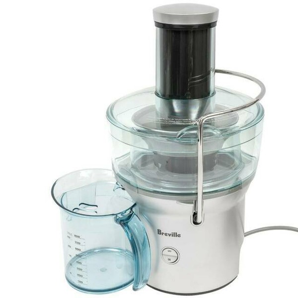 Breville BJE200REF Compact Juice Fountain Centrifugal Juicer Silver