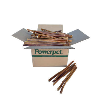 Powerpet: Bully Sticks STANDARD/REGULAR 12  All Natural- BRC CERTIFIED