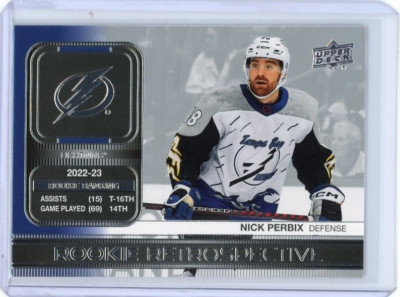 2023-24 Upper Deck Nick Perbix Rookie Retrospective - Tampa Bay Lightning