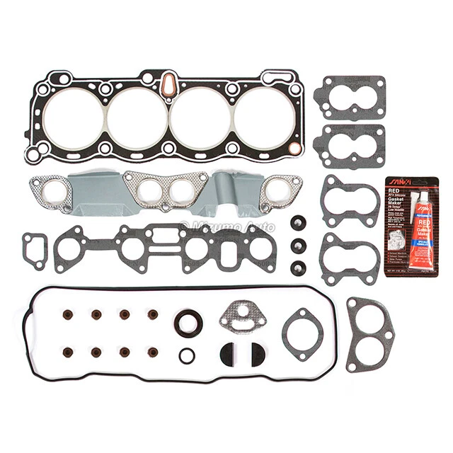 Juego de juntas de culata aptas para 88-97 Honda Passport Isuzu Amigo Rodeo Trooper 2.6 SOHC 4ZE1 Foto 2 de 4