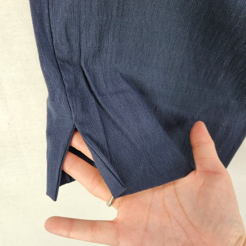 Elaine Rose Cropped Dress Pants Adult 16W Blue high Rise Women New - 第 11/13 張圖片