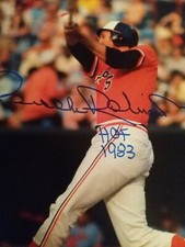 Brooks Robinson Signed IN ACTION RP 8X10 Photo BALTIMORE ORIOLES