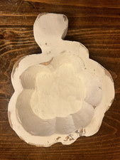 Bowl hand carved wooden dough bowl wood pumpkin bowl unique holiday home decor