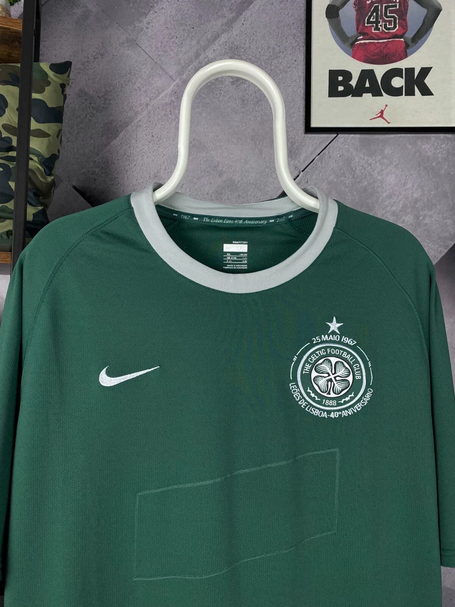 Vintage 70s/80s Nike Celtic Football club T-shirt - Green - L