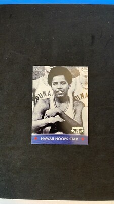 Obama Rookie Card *Silver Foil* Barack Obama Rookie Card 2008 Topps Basketball Hawaii ...