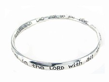 4030198 Jesus Christian Bracelet Religious Bible Proverbs 3:5-6