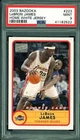 LeBron James Rookie Card 2003-04 Bazooka Home White Jersey #223 PSA 9