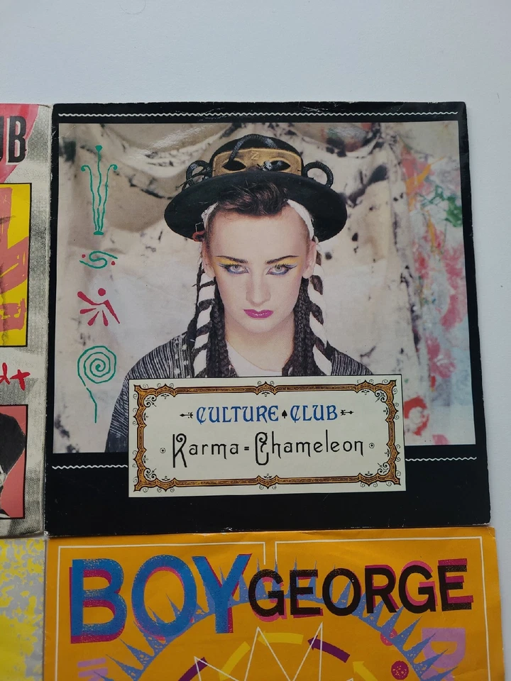Culture Club X 4 Virgin Records 1980's UK 🇬🇧 7"Single 45rpm Reissue  - Image 3 of 4
