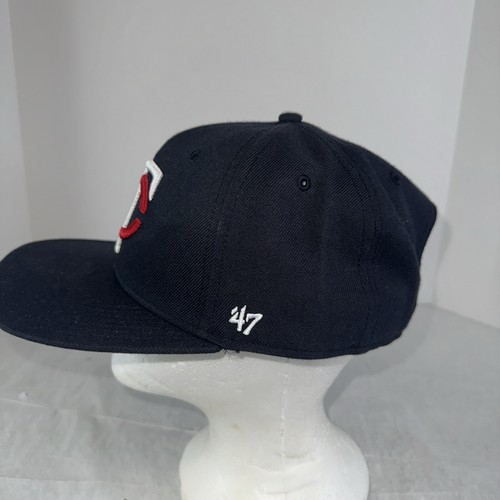 '47 Brand, Minnesota Twins, MLB Baseball Hat, Black, Adjustable Snapback - Picture 5 of 10