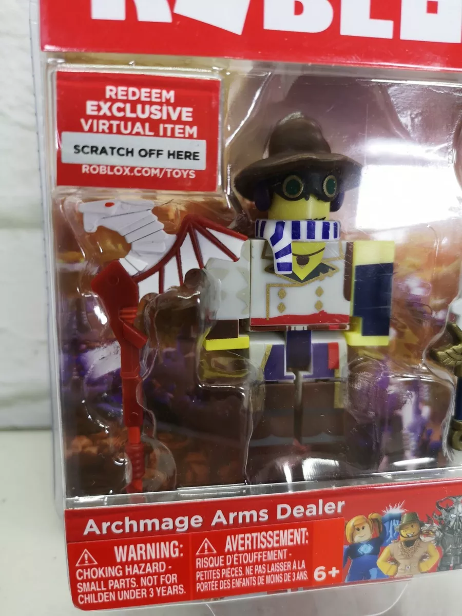  Roblox Archmage Arms Dealer Single Figure Core Pack with  Exclusive Virtual Item Code : Toys & Games