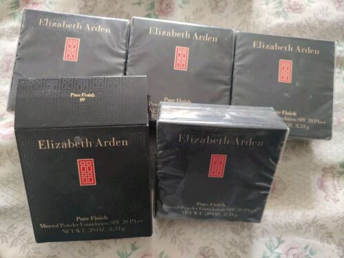 Lot Of 5 New Elizabeth Arden Pure Finish Mineral Powder Foundation Number Nine