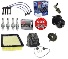 Complete Tune Up Kit Filters,Cap,Rotor,NGK Wires &Plugs FOR Honda Civic HX 96-00