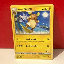 Alolan Raichu Pokemon TCG SM Promos SM65 Eng Holo Promo 110HP 5ban on eBay