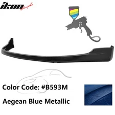 Fits 00-03 Honda S2000 AP1 TR Style Front Bumper Lip #B593M Aegean Blue Metallic