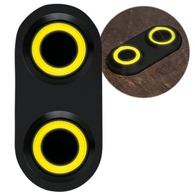 Daytona Black Switch with Yellow LED Illumination - Single Switch Keep It Clean 