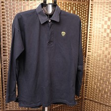 Vintage 2004 Automobili Lamborghini Long Sleeve Polo Shirt XL Made in Italy