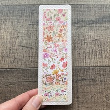 Floral Aesthetic Bookmark For Books, Hand Cra...