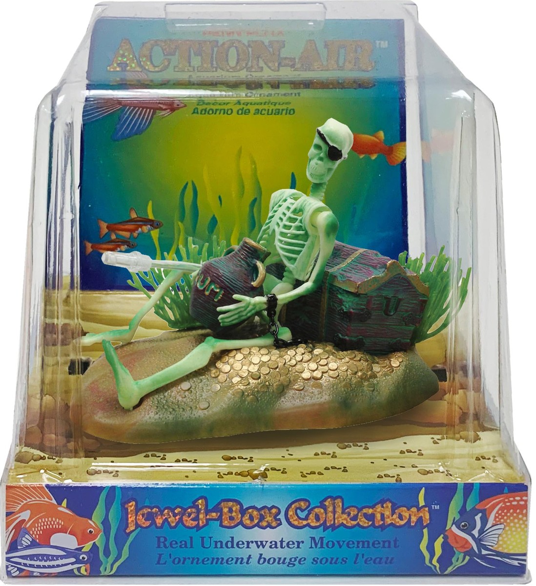 Penplax 085 Action Air Pirate Skeleton With Jug Treasure Chest