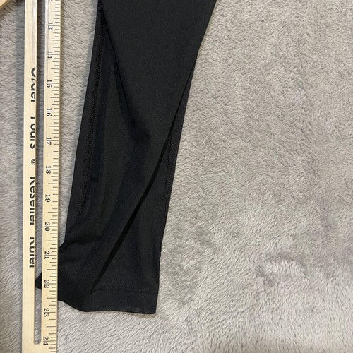 Nike Dri-FIT Power Fly Victory Crop Leggings Womens Small Black Mesh Running - Picture 8 of 9
