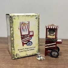 Boyds Treasure Box Kernel's Popcorn Cart w/ Pop McNibble 