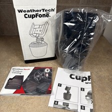 WeatherTech CupFone Universal Adjustable Cup Holder Car Mount for Cell Phone