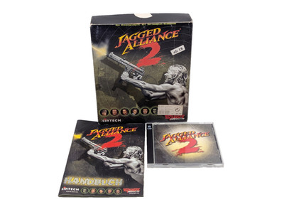 Jagged Alliance 2 PC CD-ROM Erstausgabe Big Box Komplett CD Handbuch Vintage VG