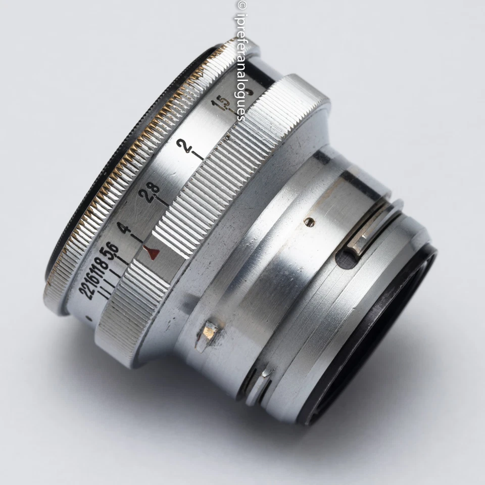 Monture télémétrique Carl Zeiss Jena Sonnar T 5 cm 1,5 Contax début d'après-g... - Photo 2/4