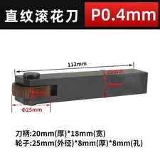 Straight Knurling Tool For Metal Lathe Turning Wheel Forming Fine Course New