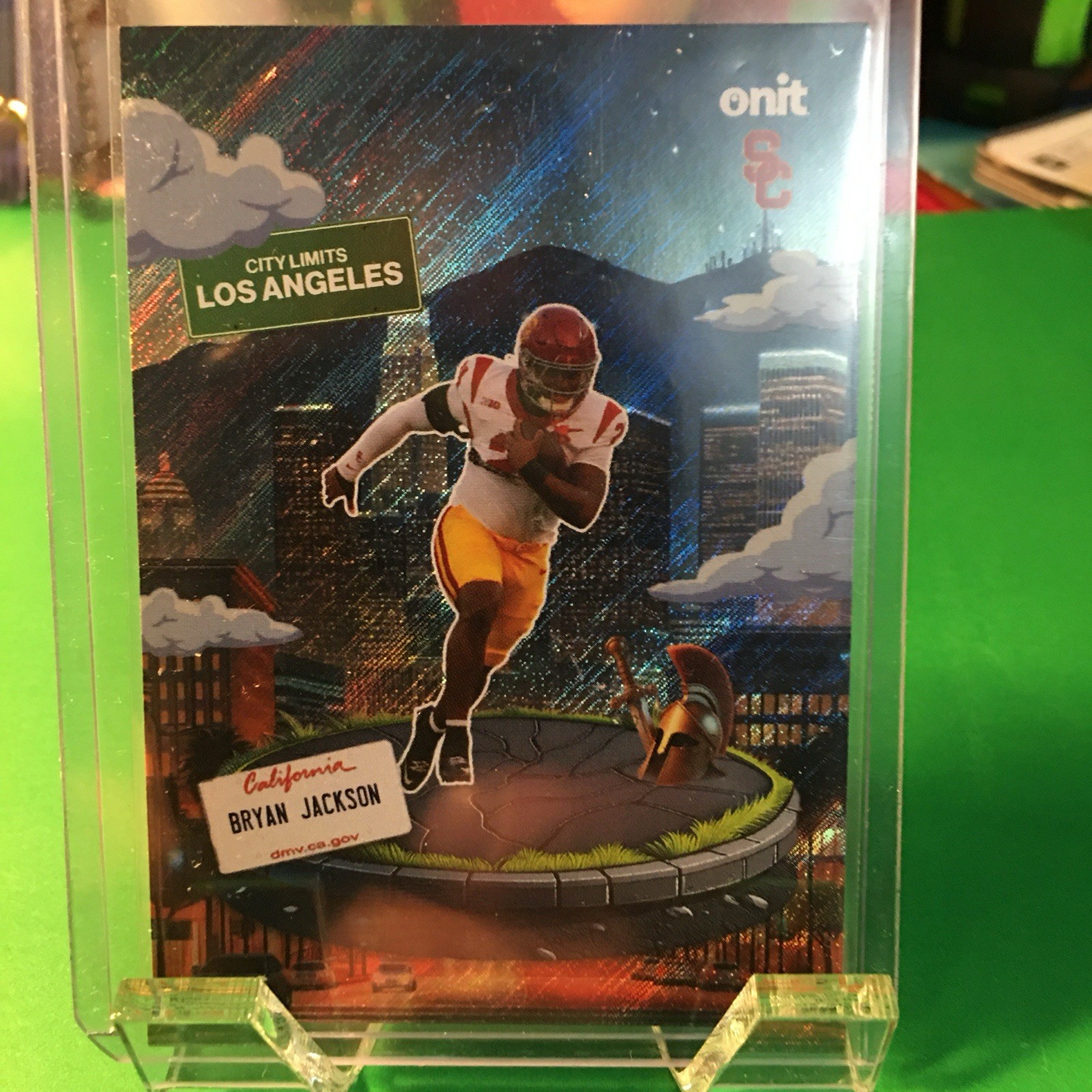 BRYAN JACKSON 2025 ONIT USC Trojans Football Night Time CITY LIMITS sp card CL-6