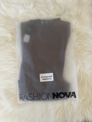 Fashion Nova Women's Chocolate Long Sleeve Bodysuit Women’s Size Medium - Picture 5 of 6