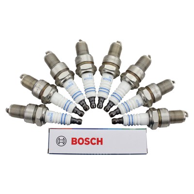 New Set of 8 Spark Plugs Bosch For Mercedes R107 560SL 380SLC 450SL